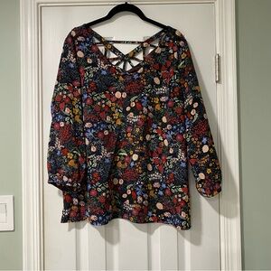 Floral Print Women's Top